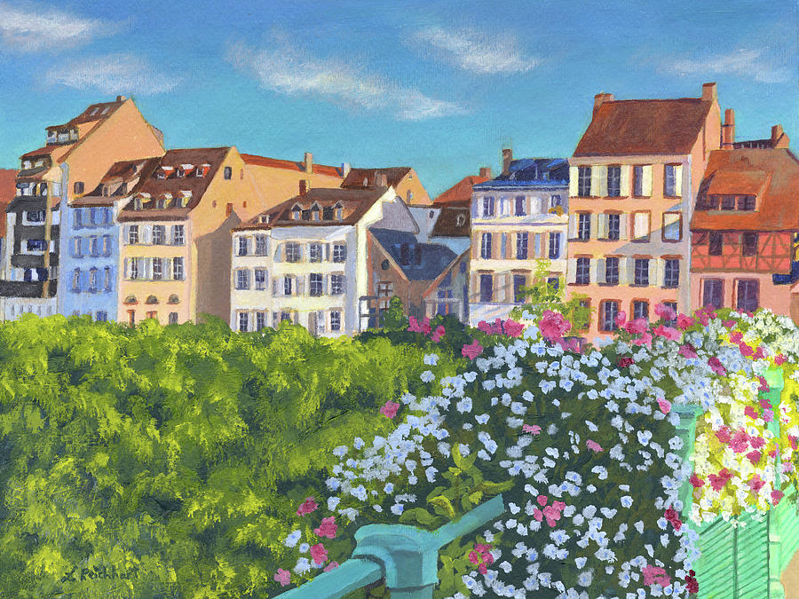 Strasbourg Painting by Lynne Reichhart