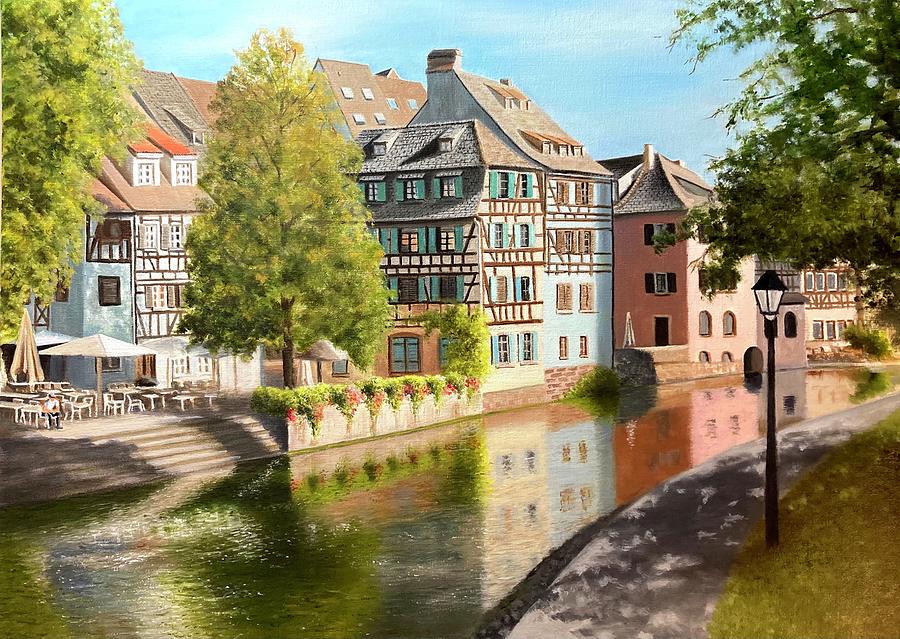 Strasbourg Painting by Richard Ginnett