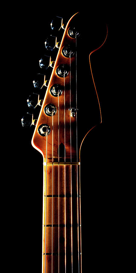 Strat Guitar Neck Photograph by SR Green