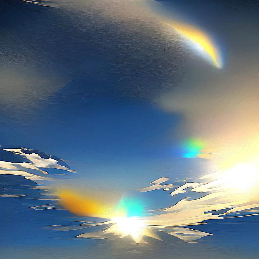 Stratosphere Sunrise Digital Art by David Manlove