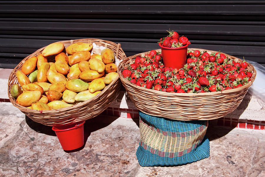 Strawberries and Mangoes Photograph by Tatiana Travelways
