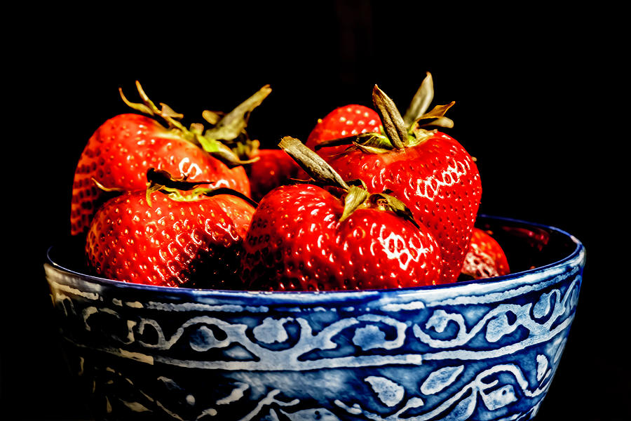Strawberries Photograph by Sven Brogren