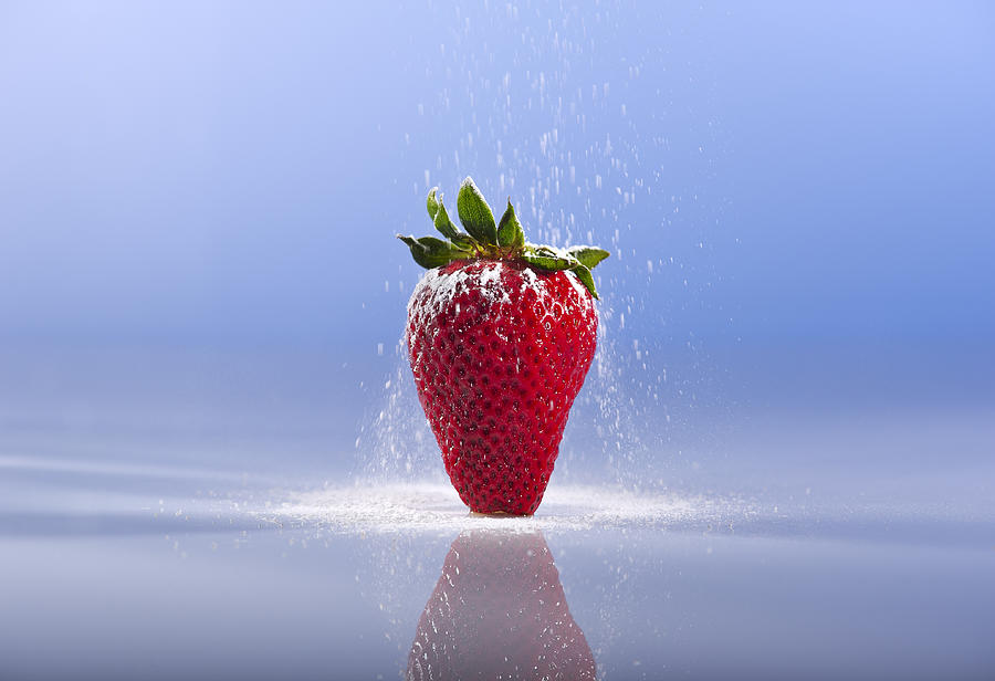 Strawberry and Sugar Photograph by Ian Gwinn