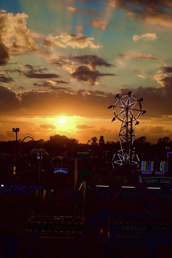 Strawberry Festival Sunset  Photograph by Christopher Mercer