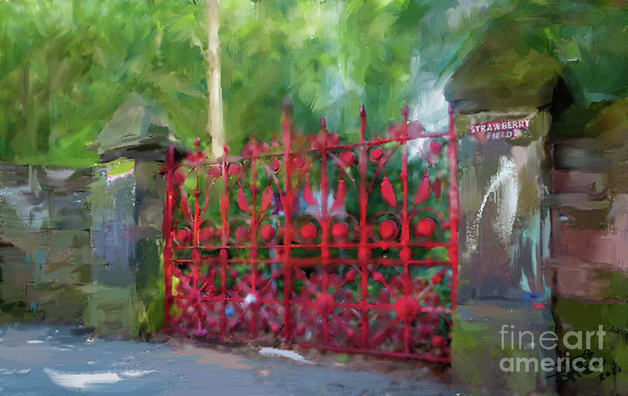 Strawberry Fields Painting by Donald Pavlica