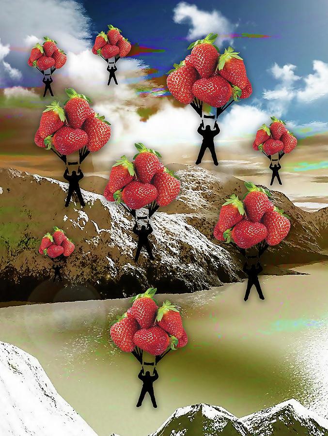 Strawberry Fields Forever Mixed Media by Marvin Blaine