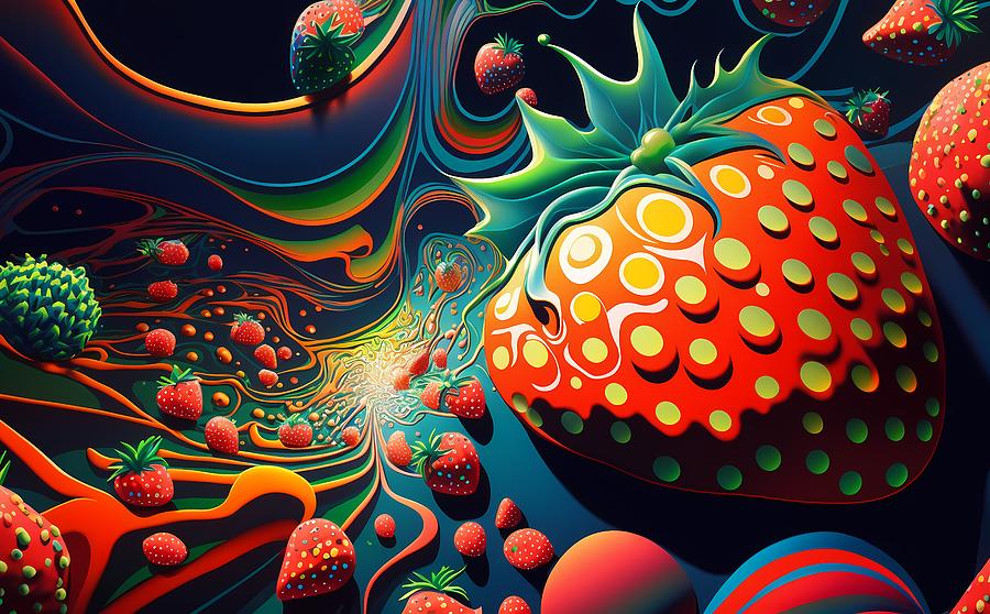 Strawberry Fields as Always Digital Art by Caito Junqueira