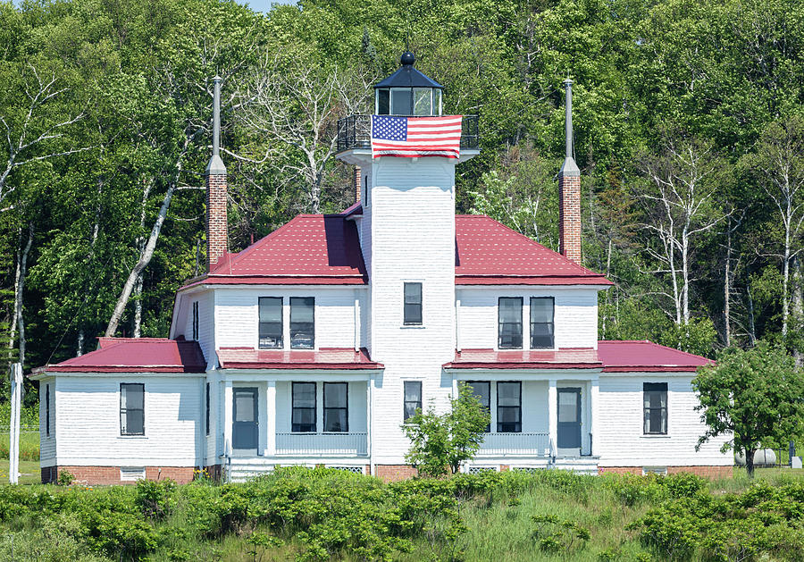 Strawberry Island Lighthouse Photograph by Fran Gallogly