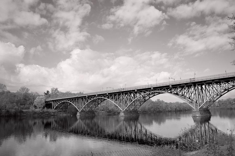 Strawberry Mansion Bridge in Black and White Photograph by Marla ...