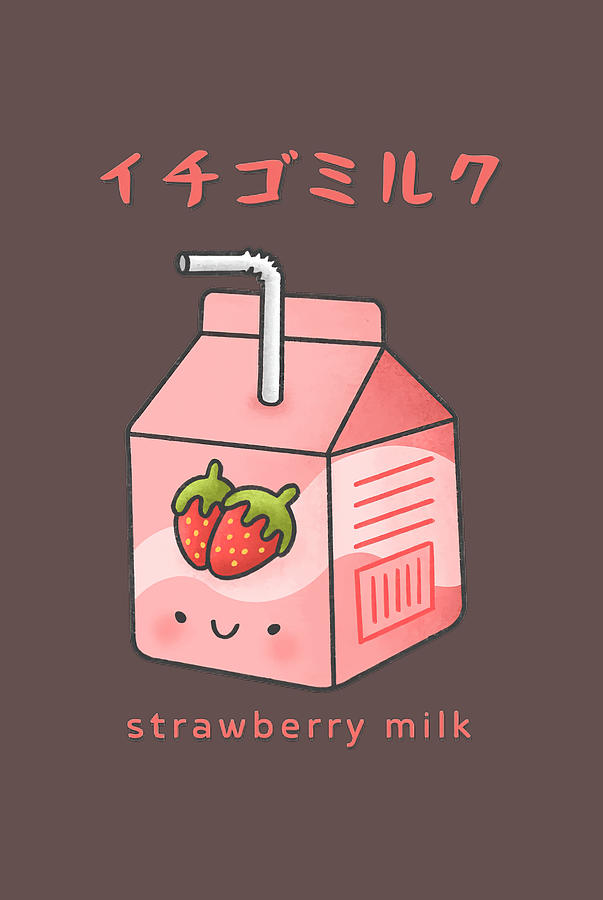 strawberry-milk-in-japanese-kanji-tapestry-textile-by-karl-harris