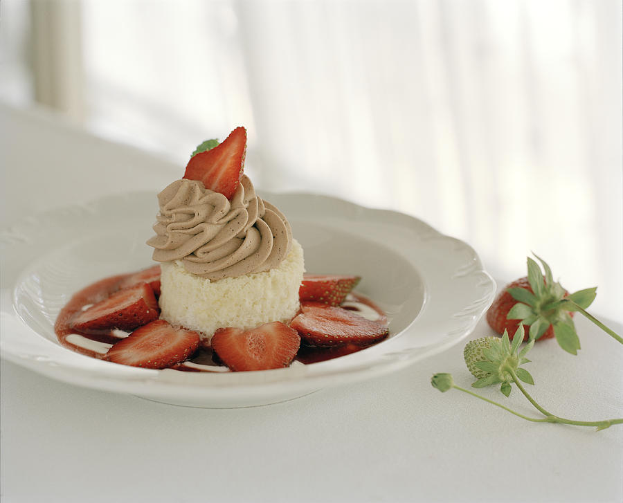 Strawberry Shortcake, close-up Photograph by Matthew Septimus