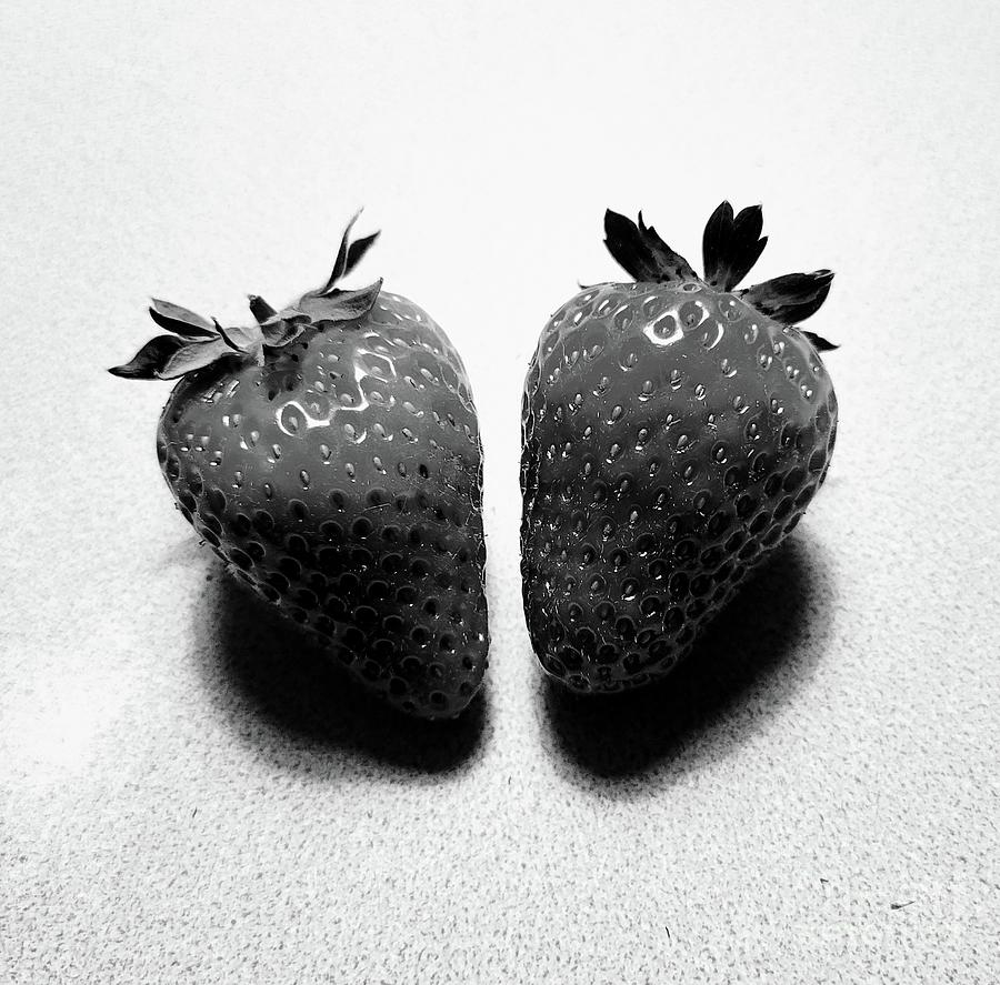 Strawberry squared  Photograph by Jimmy Chuck Smith