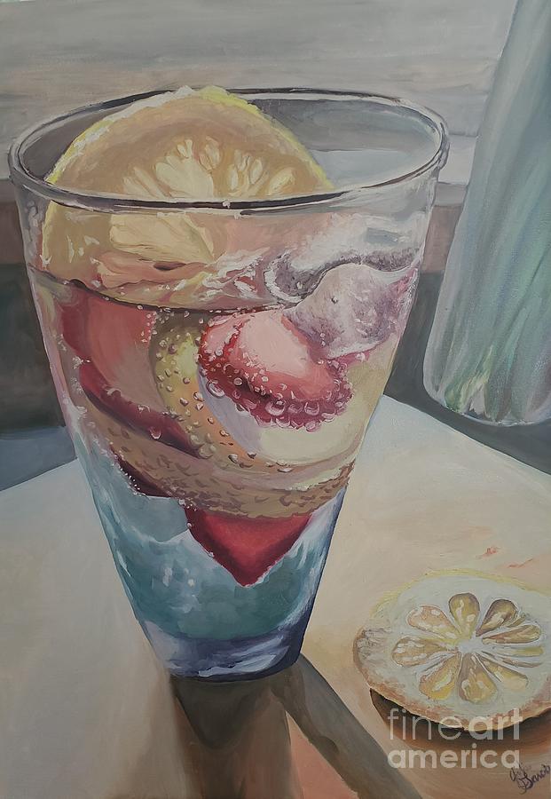 Strawberry Summer Painting by Julie Garcia