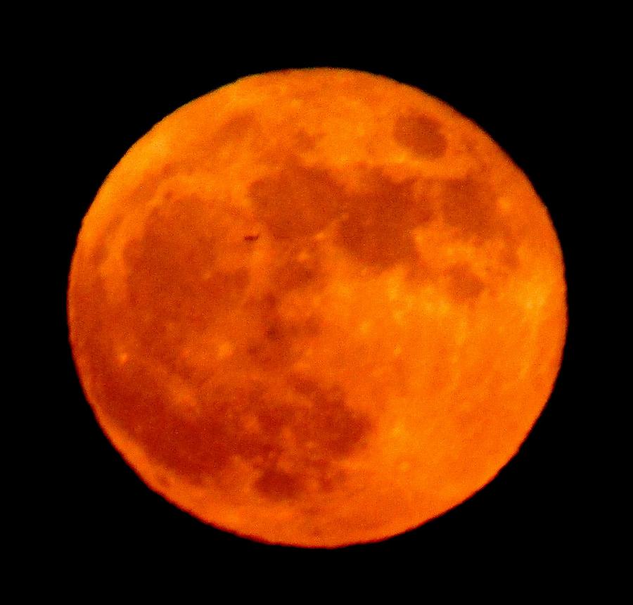 Strawberry Supermoon Photograph by Joshua Bales Pixels