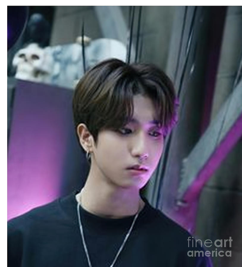 Stray Kids Han Jisung 19 Sleeveless Top Tapestry - Textile by Benjamin Shaw