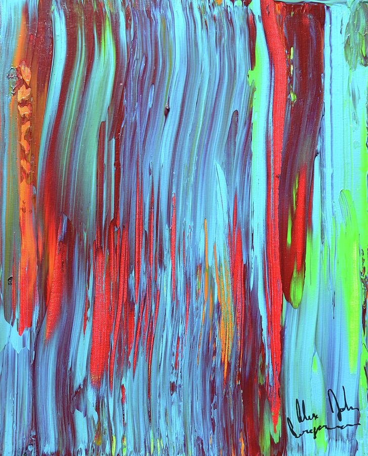 Streaking Painting by Alex John Bergerman