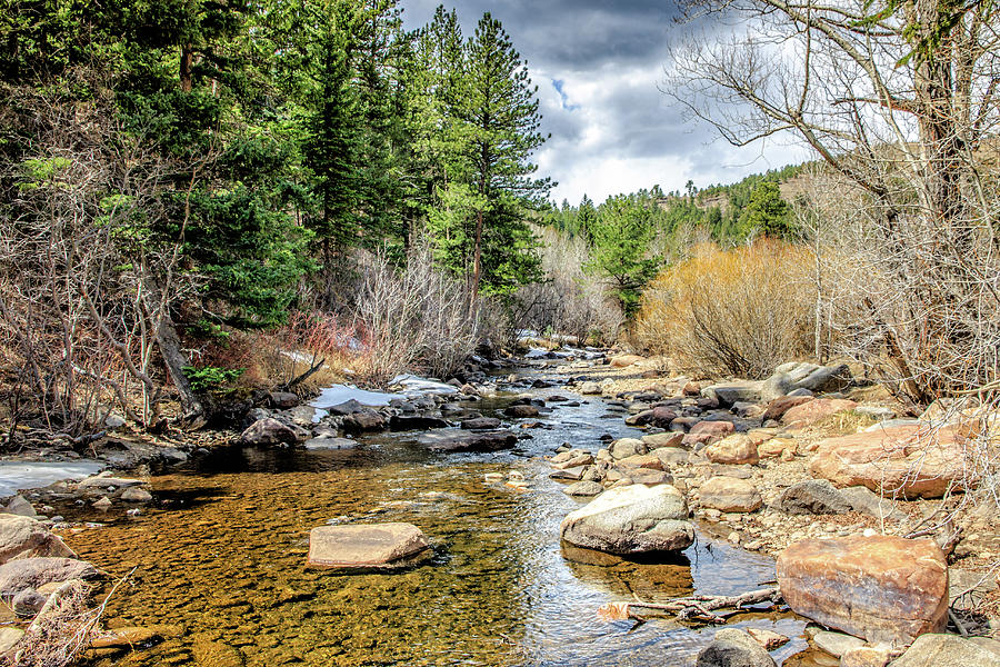 Stream Along Boulder Canyon Drive West of Boulder Colorado Photograph ...