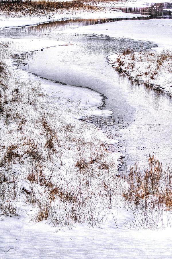 Stream in Winter Photograph by Randy Pollard