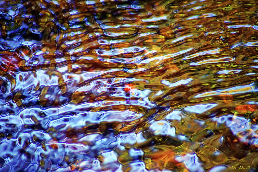Stream of Consciousness #1 with Lots of Saturated Color added Photograph by Ben Upham III