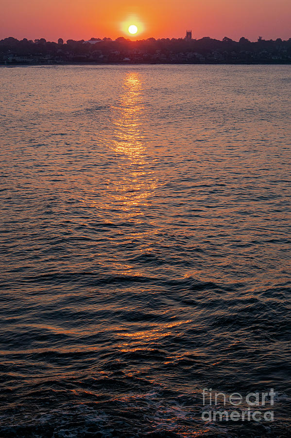 Stream of Sun Light at Aquidneck Island Photograph by Bob Phillips