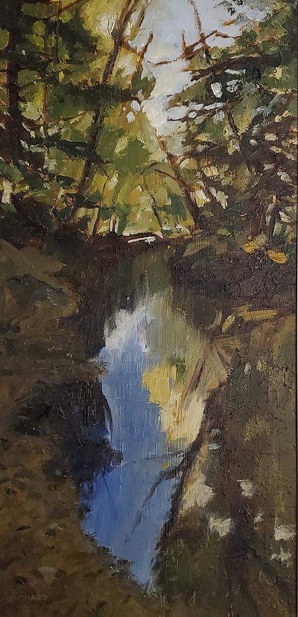 Stream  Painting by Sheila Romard