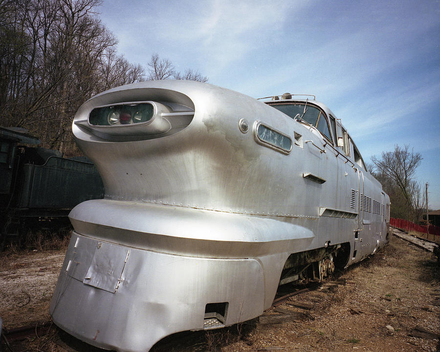 Streamline locomotive Photograph by Jim Mathis