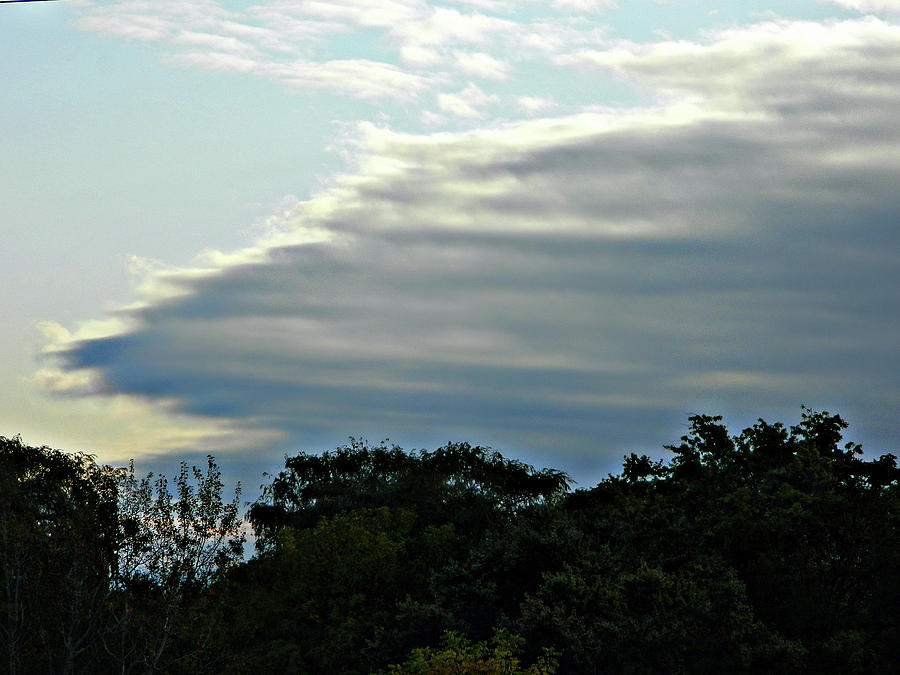 Streamy Clouds Photograph by Cyryn Fyrcyd