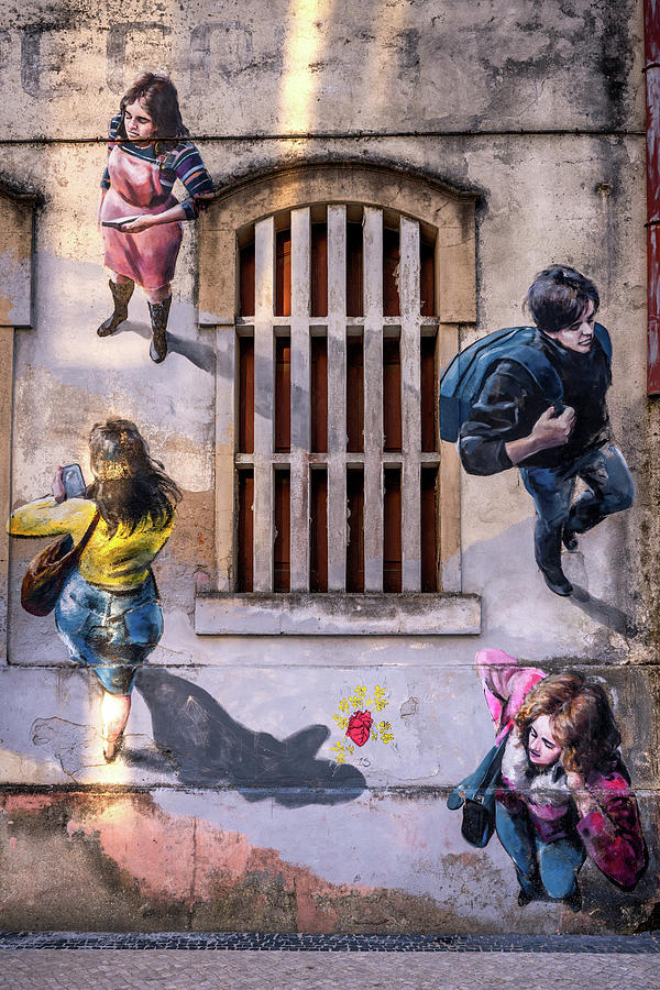 Street Art in Aveiro, Portugal Photograph by Pablo Lopez