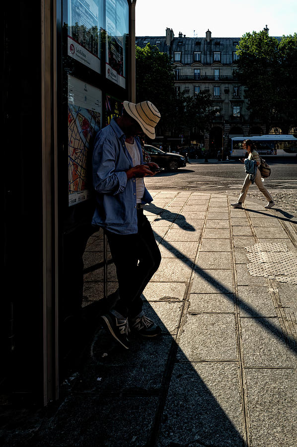 Street Corner in Paris  Photograph by John Hoey