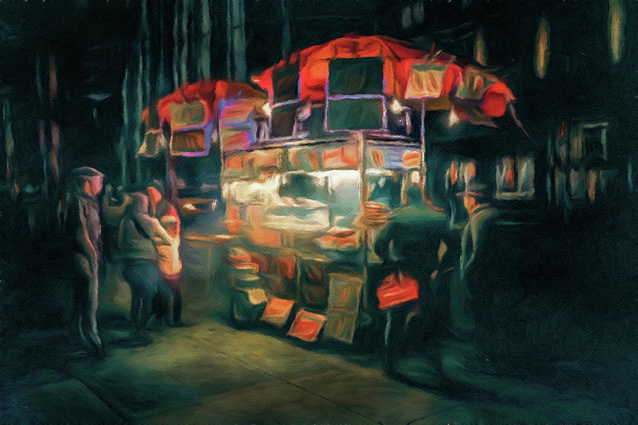 Street Eats Digital Art by Susan Maxwell Schmidt