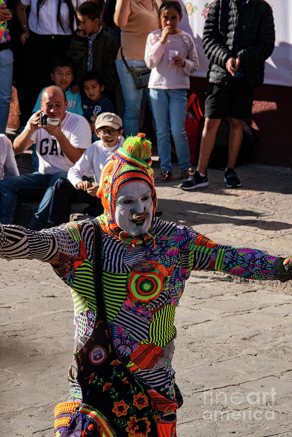 Street Entertainer in San Miguel de Allende Photograph by Bob Phillips