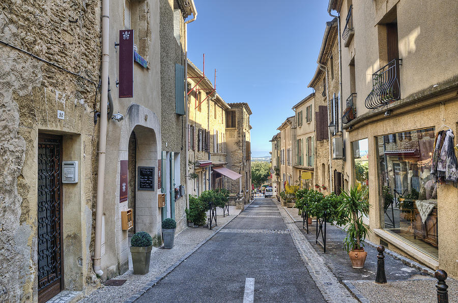 Street in Chateauneuf du Pape Photograph by Phil Haber Photography