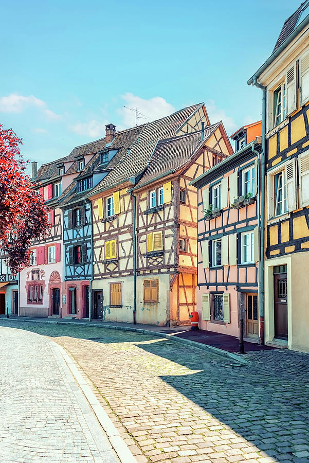 Architecture Photograph - Street In Colmar by Manjik Pictures