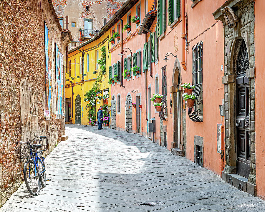 Street In Lucca Photograph by Marla Brown