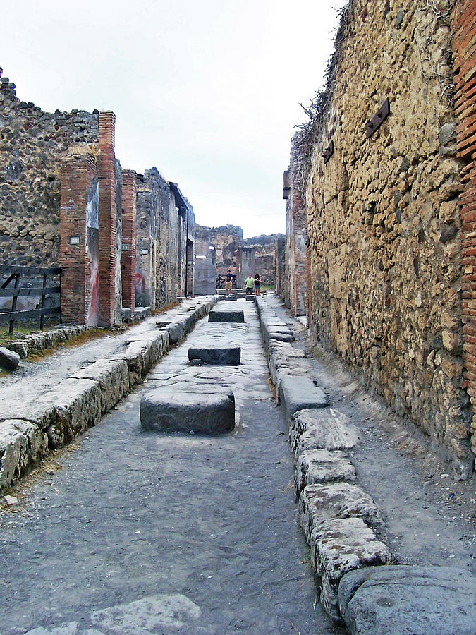 Street In Pompeii II Photograph by Debbie Oppermann