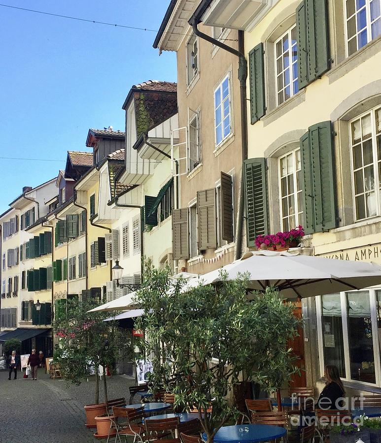 Street in Solothurn Photograph by Flavia Westerwelle