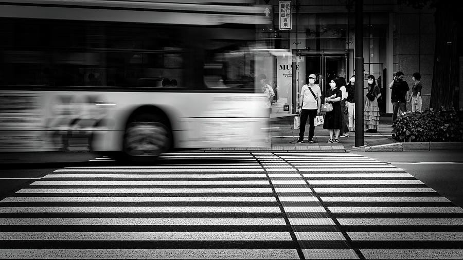 Street in Tokyo Photograph by Bill Chizek