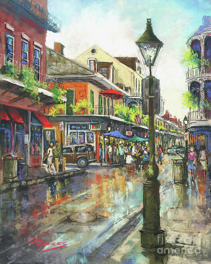 New Orleans Artist Painting - Street Jazz on Royal by Dianne Parks