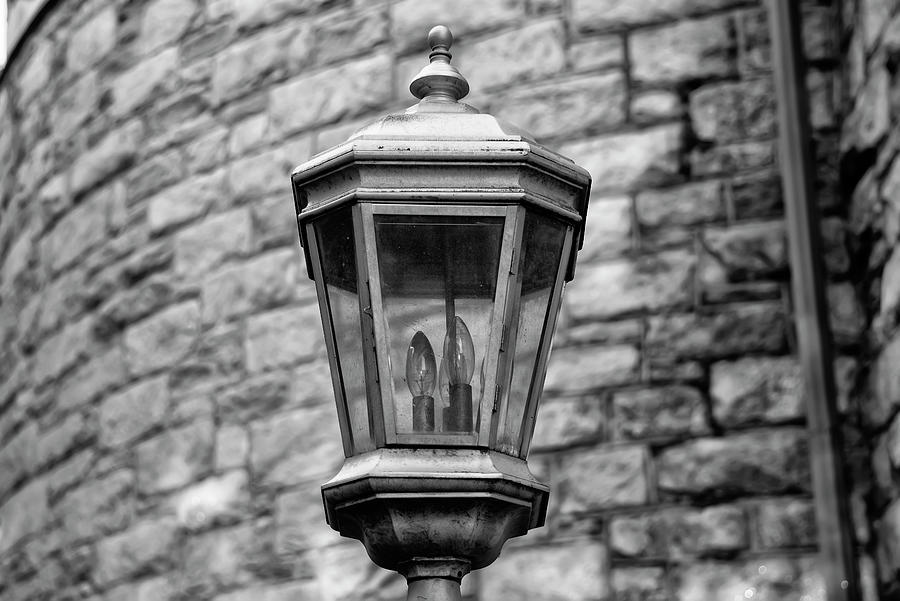 Street Lamp - South Broad Street Philadelphia Photograph by Bill Cannon