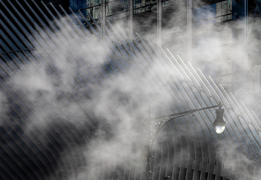 Street Light and Steam Photograph by Robert Ullmann