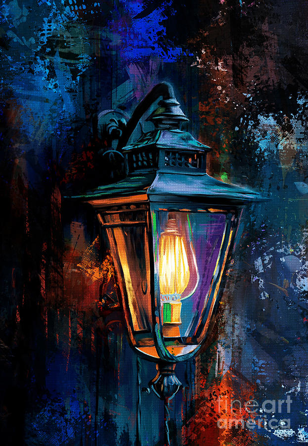 Street light Digital Art by Andrzej Szczerski