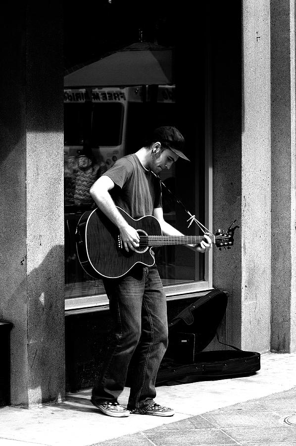 Street Musician, Denver, CO Photograph by Doug Wittrock