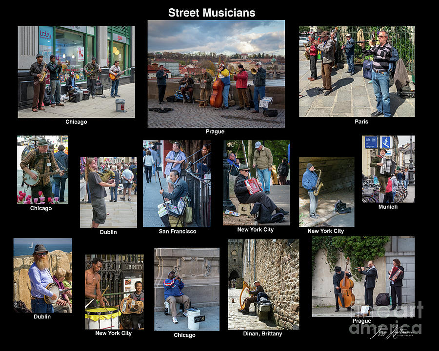 Street Musicians Photograph by Izet Kapetanovic