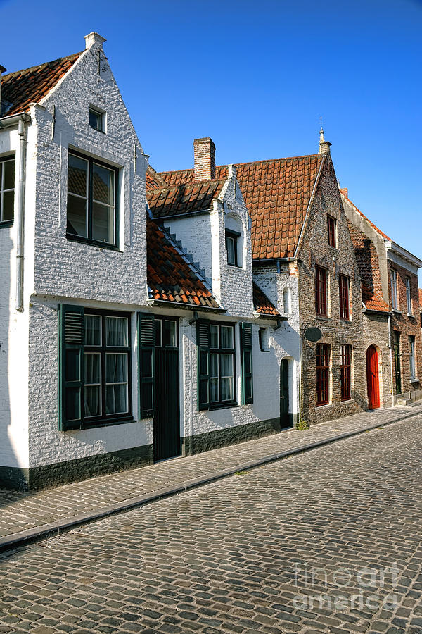 Street of Bruges Photograph by Olivier Le Queinec