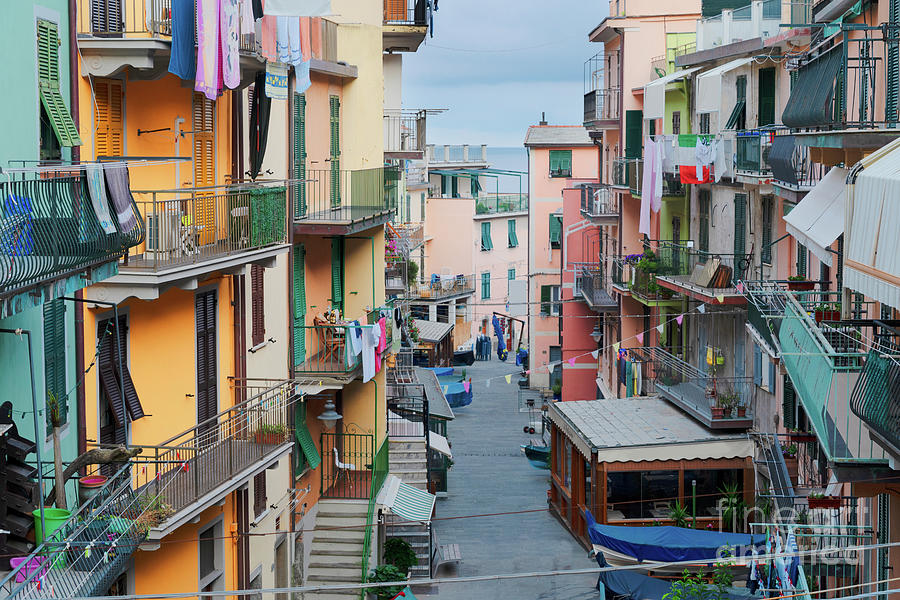 street of Manarola, Italy Photograph