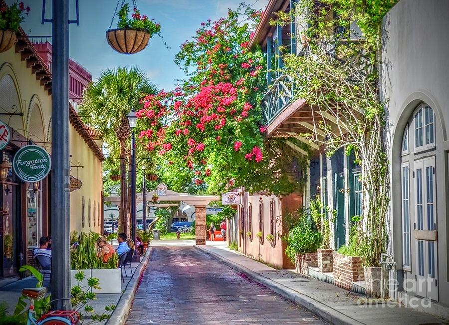 Street of St. Augustine Photograph by Debbi Granruth