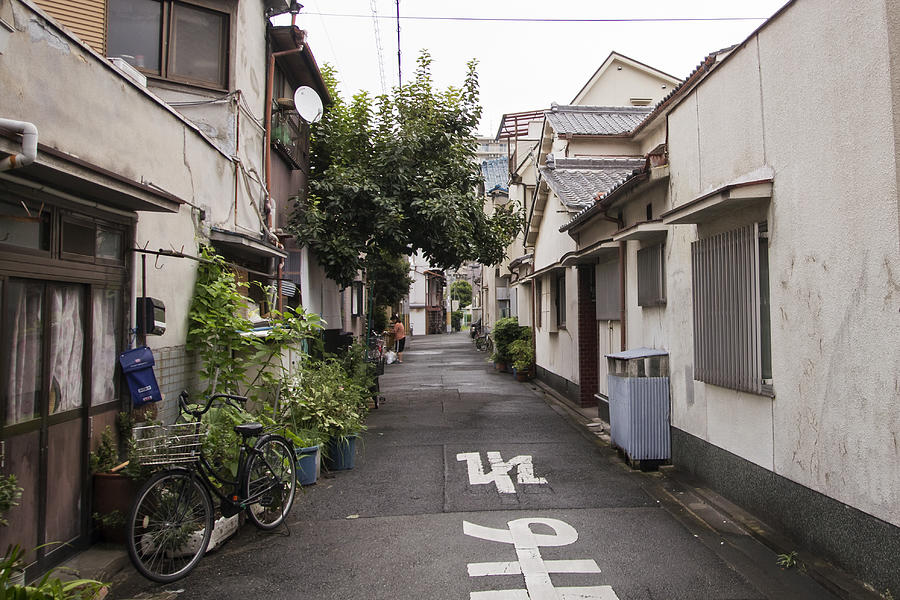 Street photography in Osaka Photograph by Shene