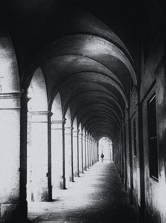 Street Photograph - Street photography Lucca Tuscany by Frank Andree
