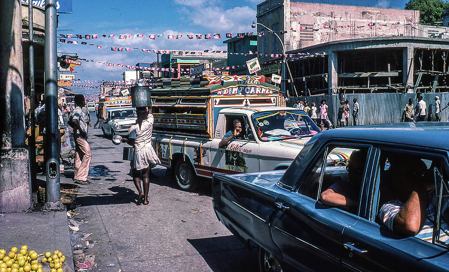 Street Scene Haiti Photograph