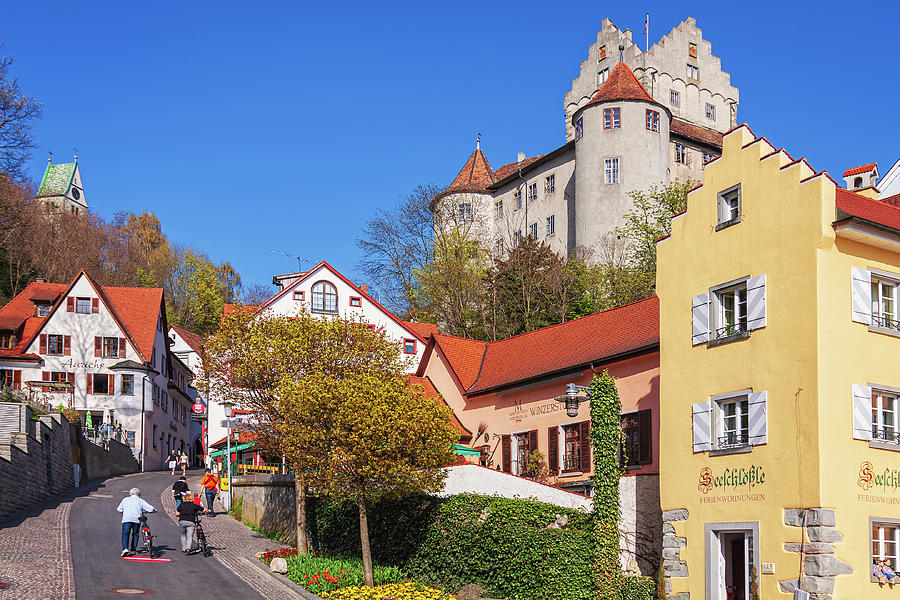 Street scene in Meersburg Germany Photograph by Tatiana Travelways